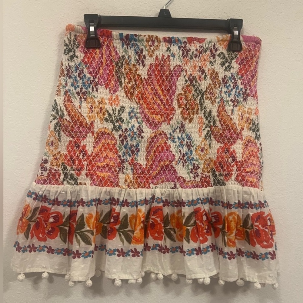 FARM RIO Floral Print Mini Skirt sz M NWOT - Picture 7 of 13